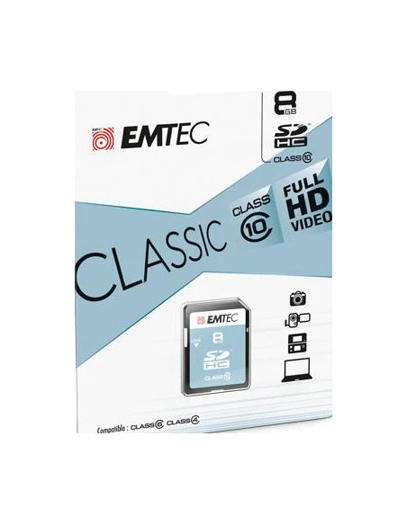 Classic memoria flash 8 GB SDHC Classe 10