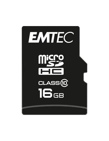 EMTEC MICRO SDHC 16GB CL.10 CLASSIC 20Mb/12Mb CON ADATTATORE