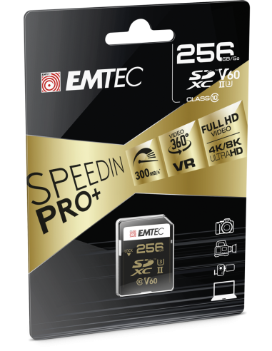 ECMSD256GUHS2V60 memoria flash 256 GB SDXC UHS-II Classe 2
