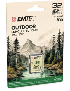 EMTEC SD 32GB OUTDOOR UHS1 U1 V10  IP6X IPX7