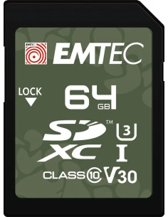EMTEC SD 64GB OUTDOOR UHS1 U3 V30 IP6X IPX7 2
