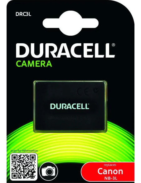 DURACELL BATTERIA 3.7V 820MAH CANON NB3L