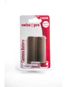 SWISS-PRO BATTERIA LITIO CANON BP511 1600mAh