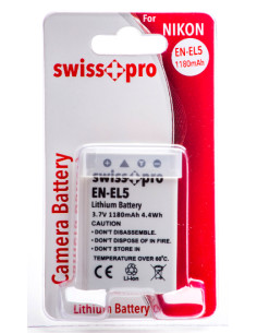 SWISS-PRO BATTERIA LITIO NIKON ENEL5 1180mAh