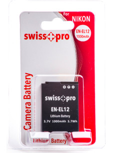SWISS-PRO BATTERIA LITIO NIKON ENEL12 1000mAh