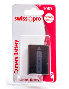 SWISS-PRO BATTERIA LITIO SONY NPFW50 1050mAh