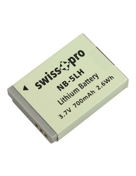SWISS-PRO BATTERIA LITIO CANON NB5LH 700mAh