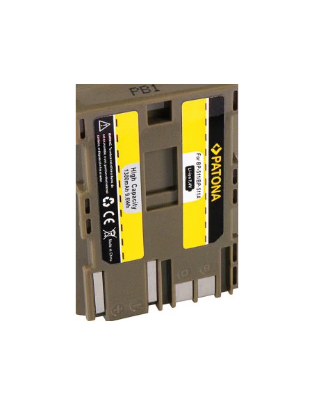 BATTERY CANON BP-511, BP-512 CANON EOS-D30 D60 G1,G2