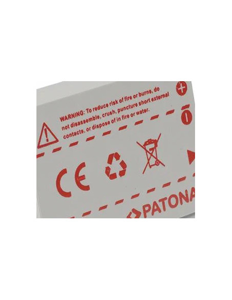 PATONA BATTERY CANON NB-10L NB10L POWERSHOT SX40 HS POWERSHOT SX-40HS SX40HS