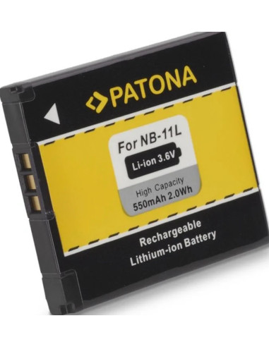 PATONA BATTERY CANON NB11L IXUS 125HS 240HS POWERSHOT A1200 NB-11L