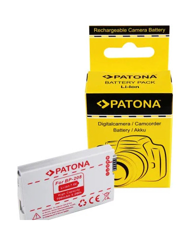 PATONA BATTERY CANON BP208 BP-308 BP-315 DC10 DC20 DC21 DC40 DC50 DC95
