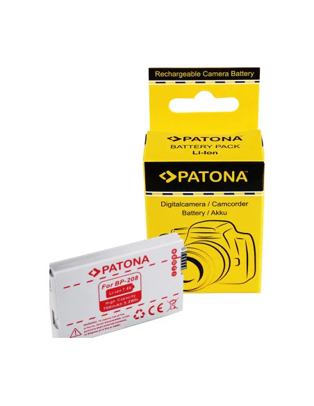 PATONA BATTERY CANON BP208 BP-308 BP-315 DC10 DC20 DC21 DC40 DC50 DC95
