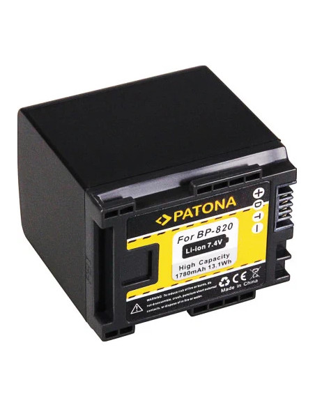 PATONA BATTERY CANON BP-820 CANON HF-G30 CANON XA20 CANON XA2