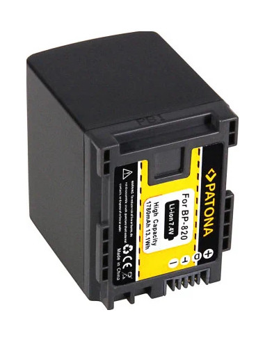 PATONA BATTERY CANON BP-820 CANON HF-G30 CANON XA20 CANON XA2