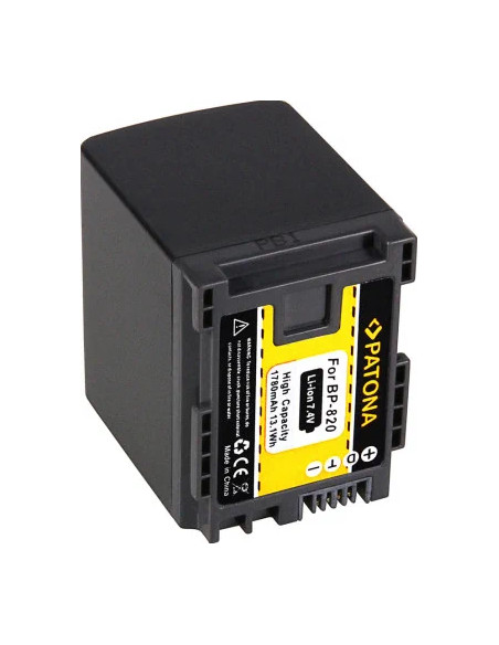 PATONA BATTERY CANON BP-820 CANON HF-G30 CANON XA20 CANON XA2