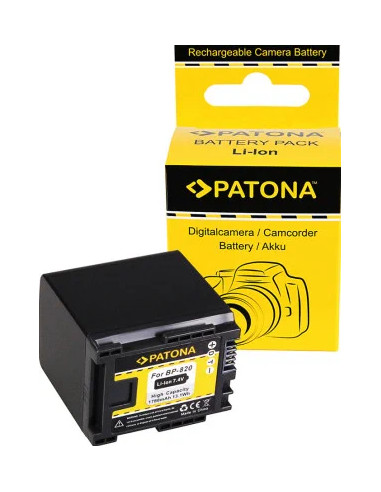 PATONA BATTERY CANON BP-820 CANON HF-G30 CANON XA20 CANON XA2