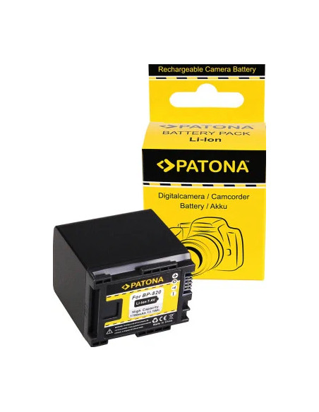 PATONA BATTERY CANON BP-820 CANON HF-G30 CANON XA20 CANON XA2