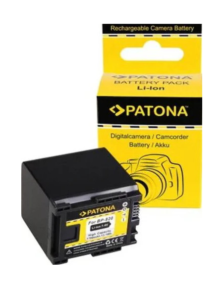 PATONA BATTERY CANON BP-820 CANON HF-G30 CANON XA20 CANON XA2