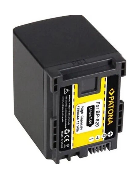 PATONA BATTERY CANON BP-820 CANON HF-G30 CANON XA20 CANON XA2