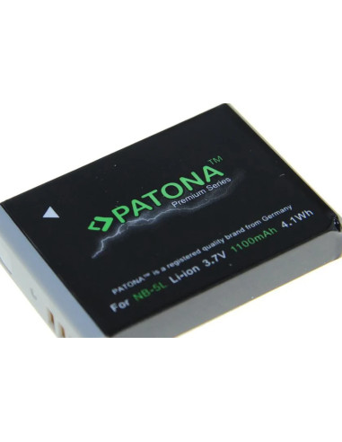 NB-5L Premium 3.7 V 1100 mAh