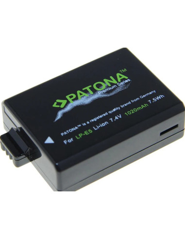 LP-E5 Premium 7.4 V 1020 mAh
