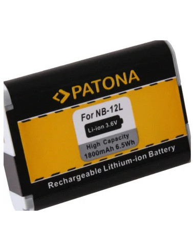 1240 Batteria per Canon NB-12L Legria Mini X Vixia Mini X Powershot G1