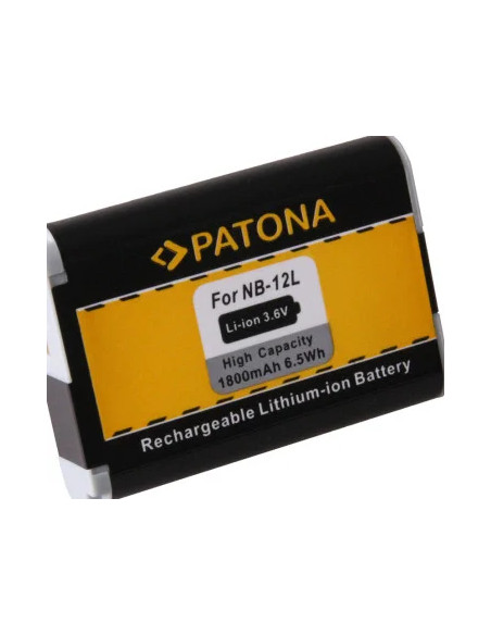 1240 Batteria per Canon NB-12L Legria Mini X Vixia Mini X Powershot G1