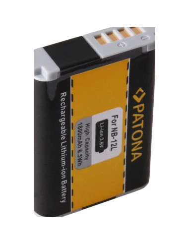 1240 Batteria per Canon NB-12L Legria Mini X Vixia Mini X Powershot G1