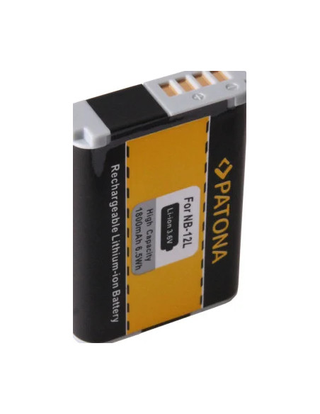 1240 Batteria per Canon NB-12L Legria Mini X Vixia Mini X Powershot G1