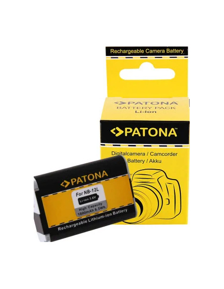 1240 Batteria per Canon NB-12L Legria Mini X Vixia Mini X Powershot G1