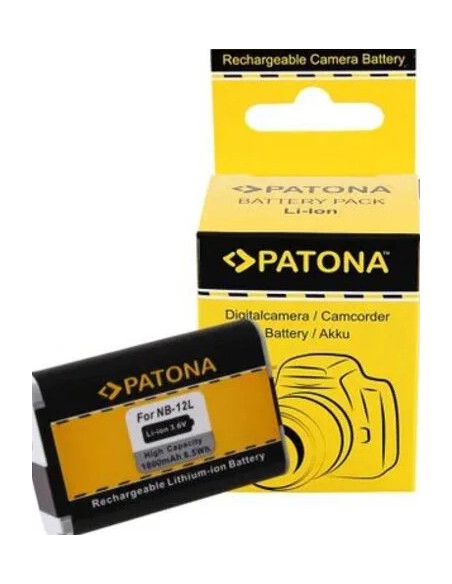 1240 Batteria per Canon NB-12L Legria Mini X Vixia Mini X Powershot G1