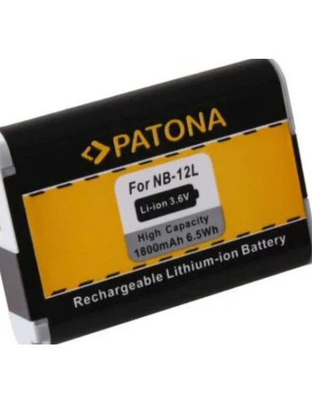 1240 Batteria per Canon NB-12L Legria Mini X Vixia Mini X Powershot G1