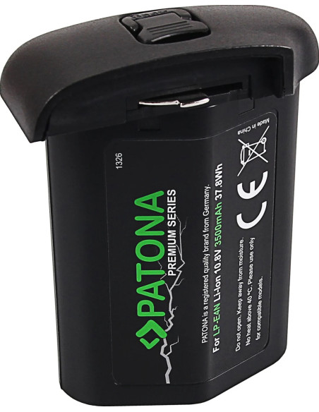 PATONA BATTERY PREMIUM CANON LP-E4N EOS-1DS MARK III EOS-1D MARK III EOS-1D MARK IV EOS-1D X LG-CELLS