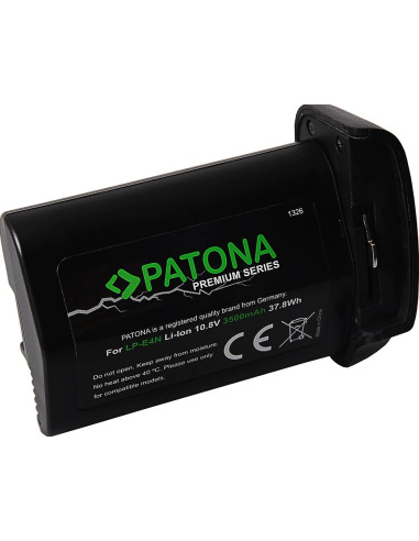 PATONA BATTERY PREMIUM CANON LP-E4N EOS-1DS MARK III EOS-1D MARK III EOS-1D MARK IV EOS-1D X LG-CELLS