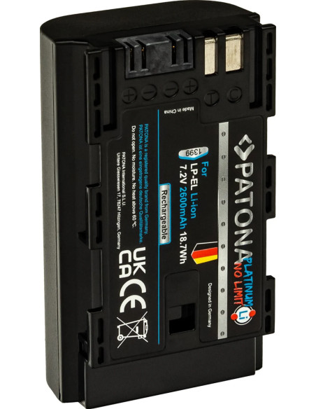 1399 accessorio per fotocamere da corpo Base per ricarica Nero