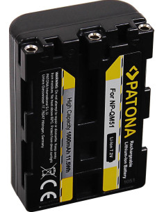 PATONA BATTERY SONY NP-FM55 QM51 FM50 DSLR-A100 2
