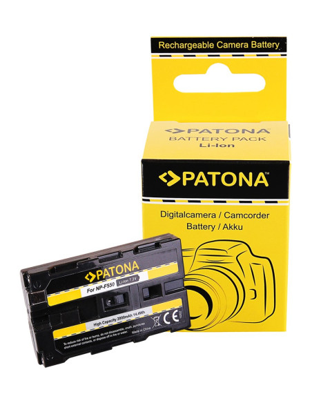 PATONA BATTERIA PER SONY NP-F550  2000MAH 14,4WH NPF550