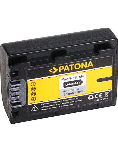 PATONA BATTERY SONY NP-FH50 NP-FH60 NP-FH70 NP-FH100 ALPHA A290 A390