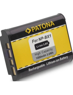 PATONA BATTERY SONY NP-BX1 NPBX1 DSC-RX100 DSC RX100 SONY BX1 2