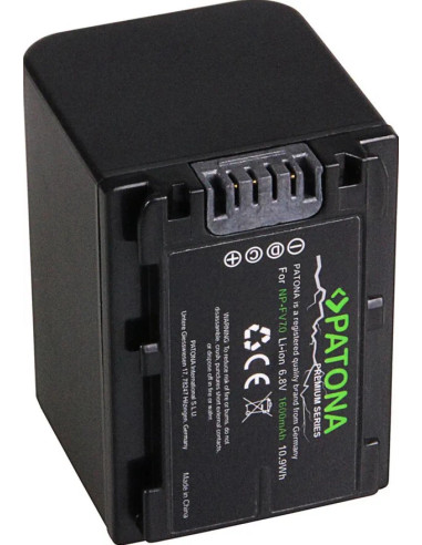 PATONA PREMIUM BATTERY SONY NP-FV30 NP-FV50 NP-FV70 NP-FV100 DCR SR21E