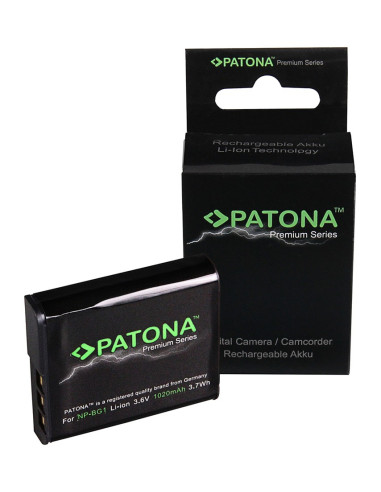 PATONA PREMIUM BATTERY SONY NP-BG1 CYBERSHOT DSC H55 DSC H70 DSC H90