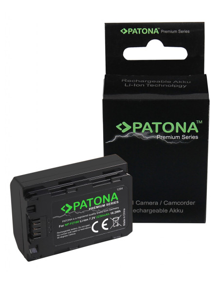 PATONA PREMIUM BATTERY SONY NP-FZ100 HVR-Z1C HVR-V1C FX7E NEX-FS100