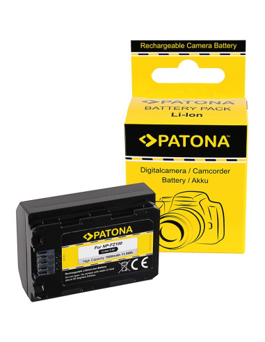 PATONA BATTERY SONY NP-FZ100 A7 III A7M3 ALPHA 7 III A7 R III A7RM3 ALPHA 7 R III A9 ALPHA 9 FZ100