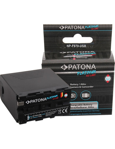 NP-F970 Platinum 10050mAh con porta microUSB