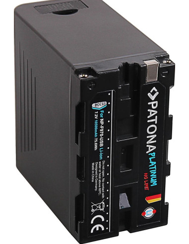 NP-F970 Platinum 10050mAh con porta microUSB