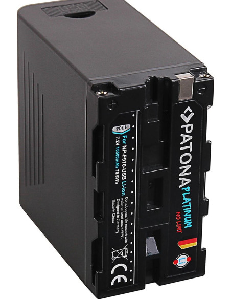 NP-F970 Platinum 10050mAh con porta microUSB