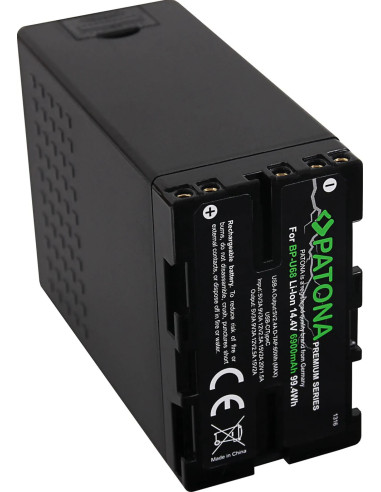 PATONA BATTERY PREMIUM SONY BP-U68 BP-U65 BP-U60 6900MAH+USB-PORTS FOR PD-CHARGER USB-C/USB