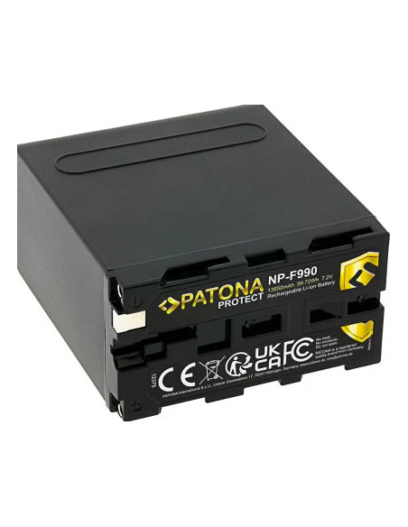 PATONA PROTECT BATTERY  PER  SONY NP-F990 NP-F SERIES 13850MAH 99.7WH V1 FIRE RETARDANT CASE