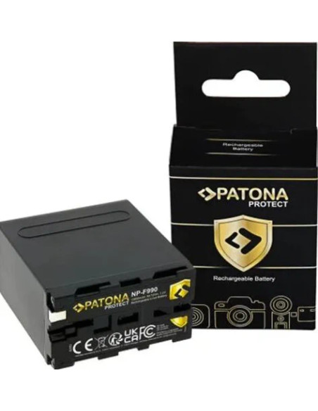 PATONA PROTECT BATTERY  PER  SONY NP-F990 NP-F SERIES 13850MAH 99.7WH V1 FIRE RETARDANT CASE