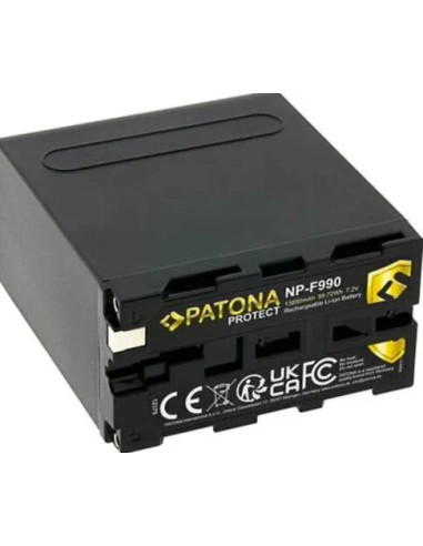 PATONA PROTECT BATTERY  PER  SONY NP-F990 NP-F SERIES 13850MAH 99.7WH V1 FIRE RETARDANT CASE